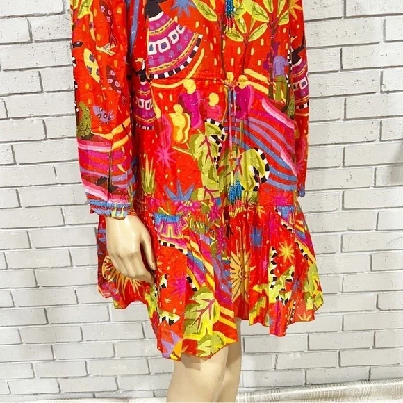 Farm Rio Women’s Magic Forest Cotton Dress - Picture 3 of 12